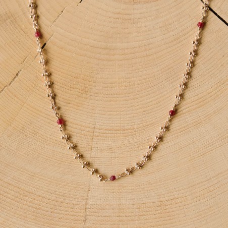 Morgane Necklace - Garnet