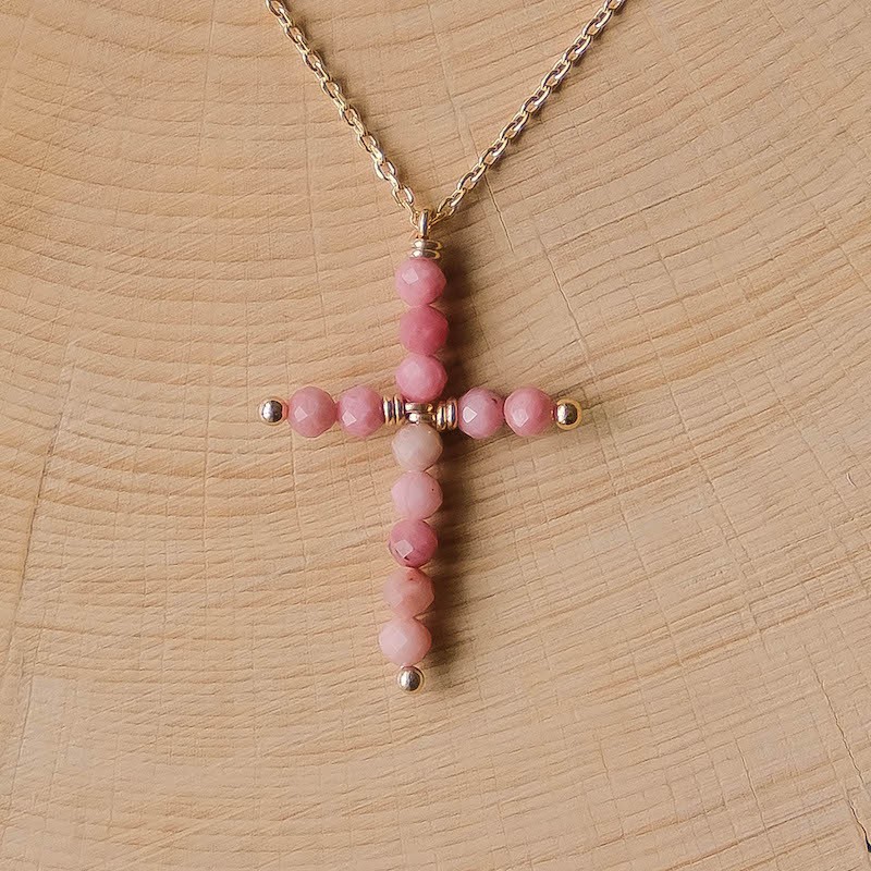 Dalila Necklace - Small Model - Old Pink