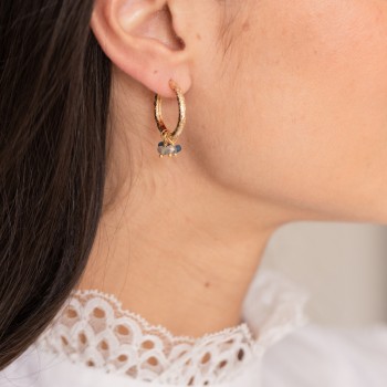 Nuria Earrings - Blue