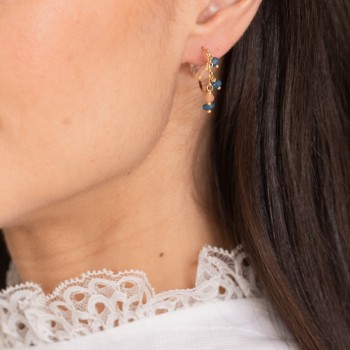Ophélie Earrings - Blue