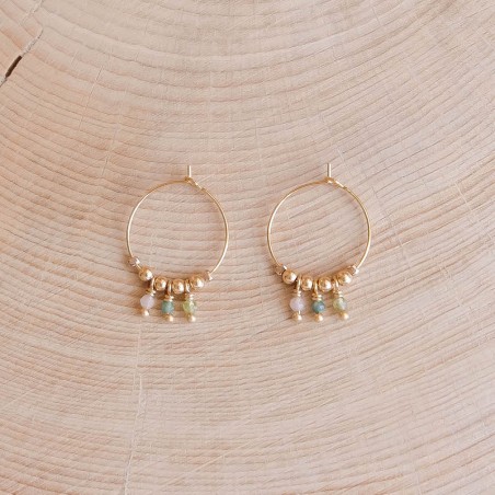 Eliette Earrings - Olive