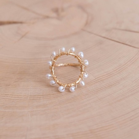 Bague Alma - Blanc