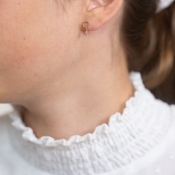 Rose Earrings - Powdery