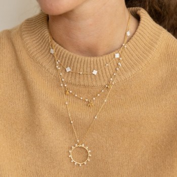 Isidore Necklace - White