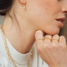 Sara Earrings - White