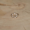 bague fine anneau perles d'eau douce