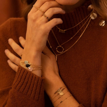 Bracelet Amarine - Rose pâle