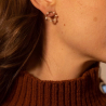 Boucles d'oreilles Orphée - Blanc