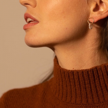 Niscia Earrings - White
