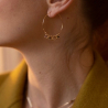 Boucles d'oreilles Marianne - Tourmaline