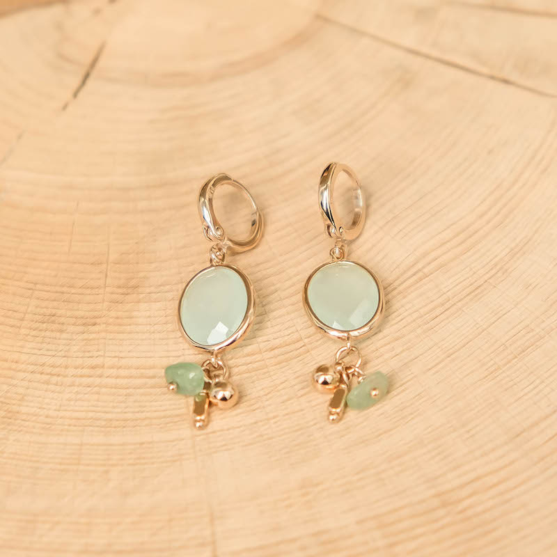 Amarine Earrings - Water Green