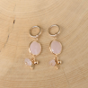 Amarine Earrings - Pale pink