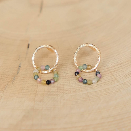 Boucles d'oreilles Niscia - Tourmaline