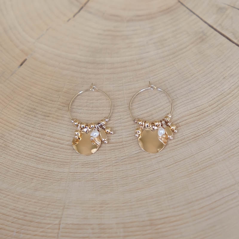 Poppy Earrings - Gold Plated - Small Model