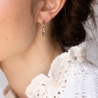 Marion Earrings - Small Model - Celestial Blue, Aventurine Green, Rust