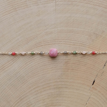 Fauve Bracelet - Raspberry