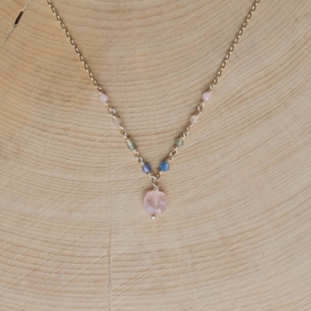 Fauve Necklace - Light Pink