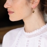 Boucles d'oreilles Poppy - Plaqué Or - Petit Modèle