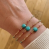 Bracelet Fauve - Turquoise