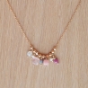 Pablo Necklace - Pink, Grey - Small Model