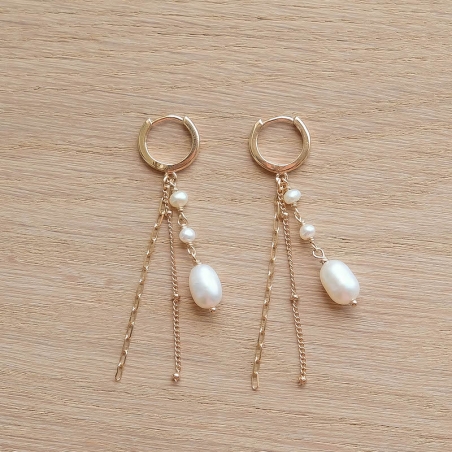 Boucles d'oreilles Hermine