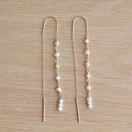 Boucles d'oreilles Gala - Blanc