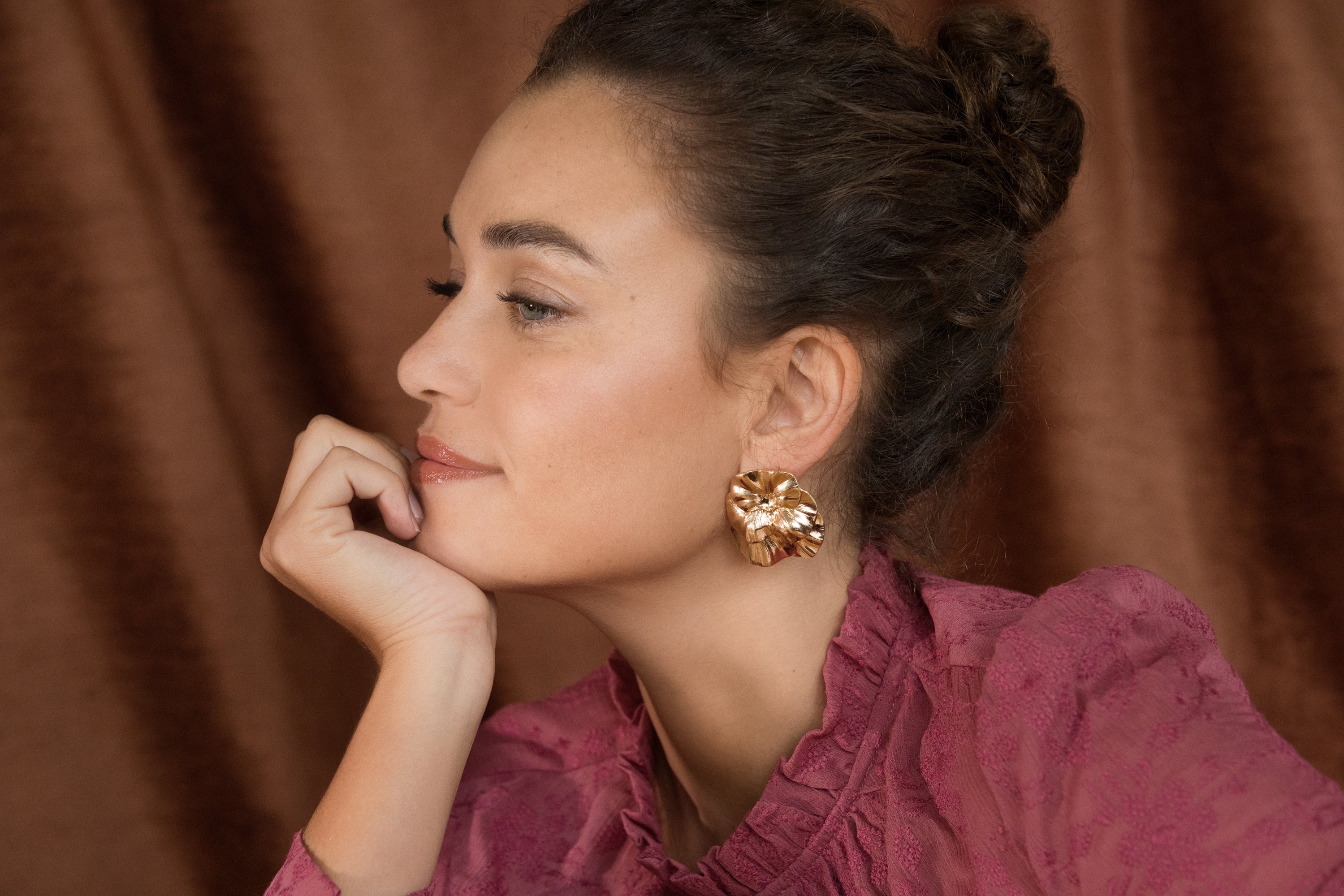 Boucles d’oreilles en plaqué or