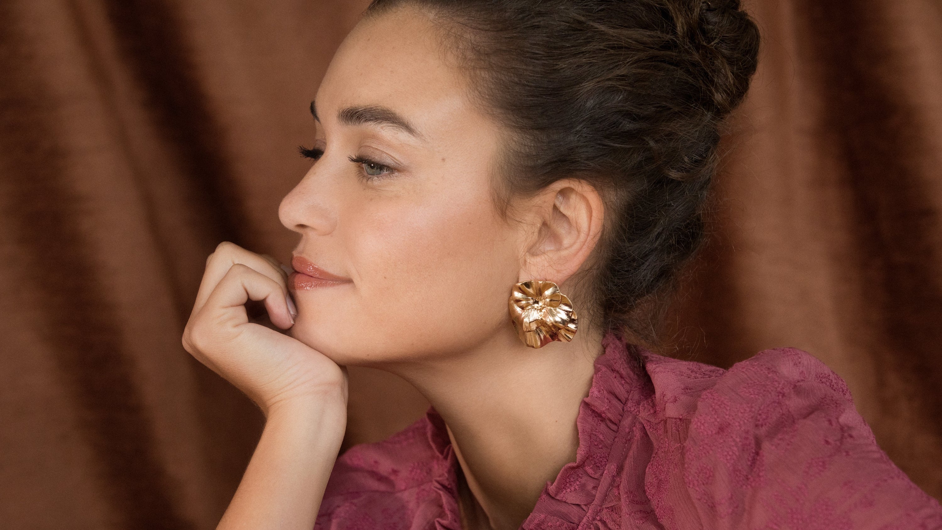Boucles d’oreilles en plaqué or