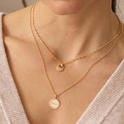 Medaille plaque or gladys personnalisable