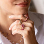 Bague plaque or anais