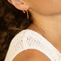Boucle oreille plaque suzanne pomelo unite