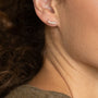 Boucles oreilles plaque or azenor