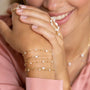 Bracelet plaque or hermance