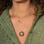 Collier plaque or estelle crepuscule