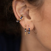 Boucles oreilles plaque or muriel crepuscule