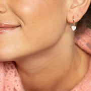 Boucles oreilles plaque or auguste