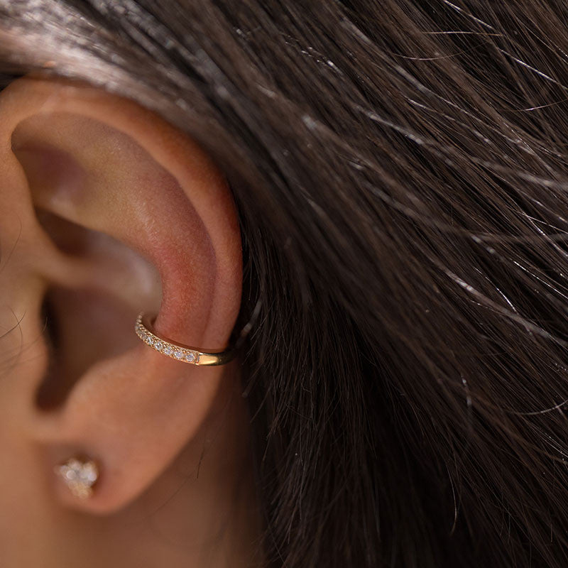 Earcuff plaque or tim
