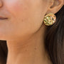 Boucles oreilles plaque or annalou