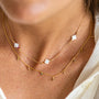 Collier plaque or francine