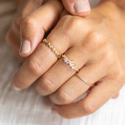 Bague plaque or thibaud