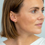 Boucles oreilles plaque or francois