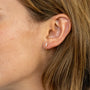 Boucles oreilles plaque or ambroise
