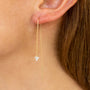 Boucles oreilles plaque or vanessa