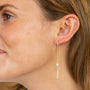 Boucles oreilles plaque or vanessa