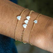 Bracelet plaque or auguste