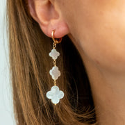 Boucles oreilles plaque or amaurie grand modele