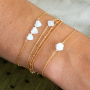 Bracelet plaque or clotaire