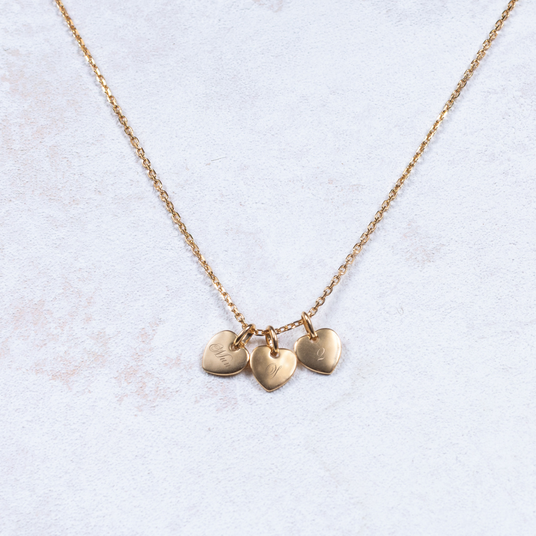 Ketting Appoline - Personaliseerbaar - 3 medailles