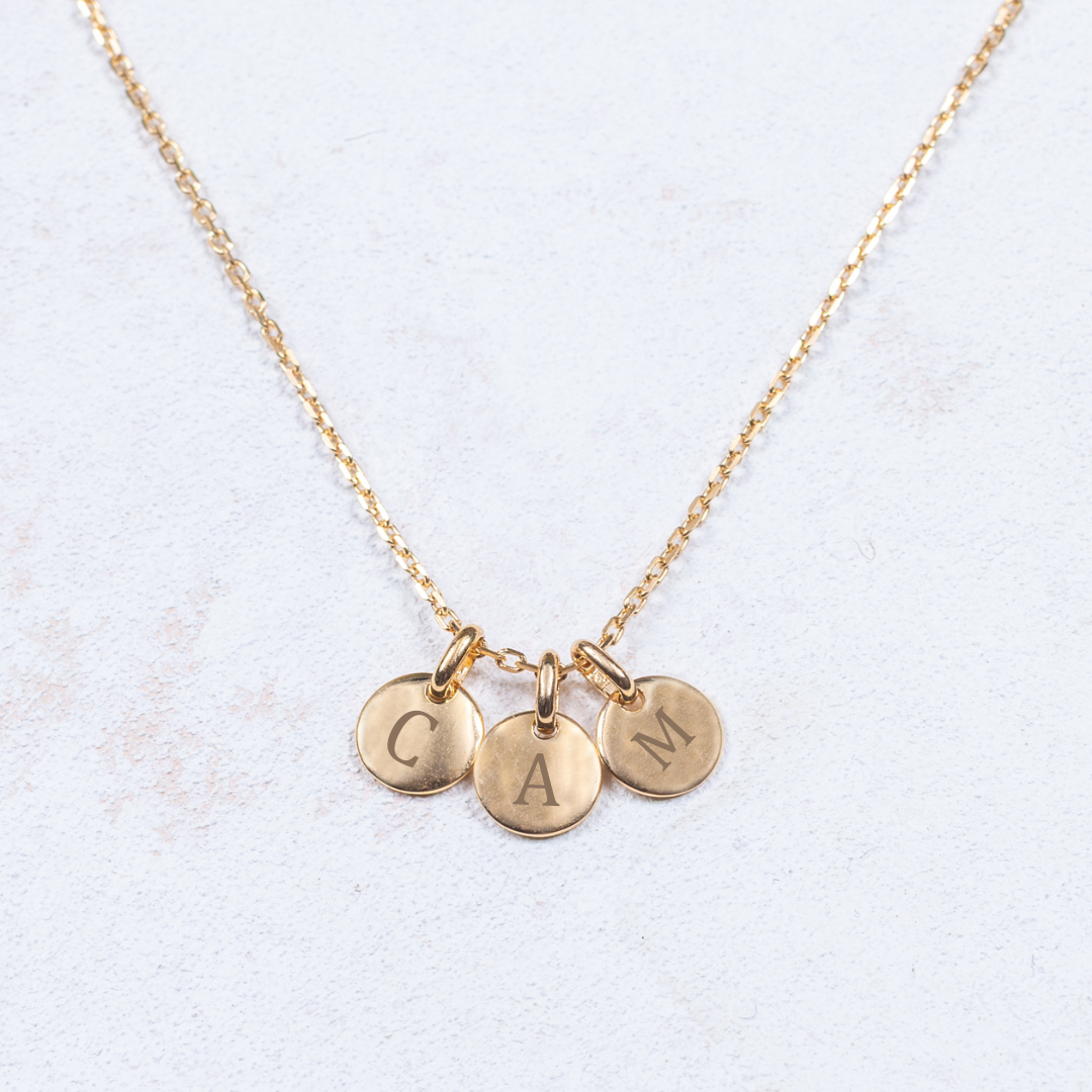 Collier Albane - Personnalisable - 3 médailles