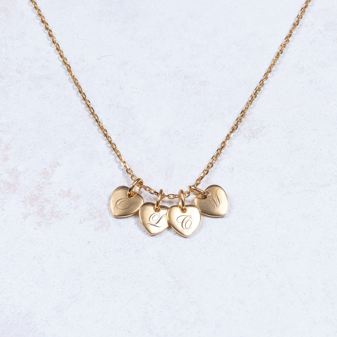 Collier Appoline - Personnalisable - 4 médailles